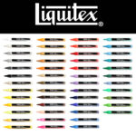Bảng 50 màu bút vẽ màu acrylic hạng họa sĩ Liquitex Professional Paint Marker - Ngòi 12mm